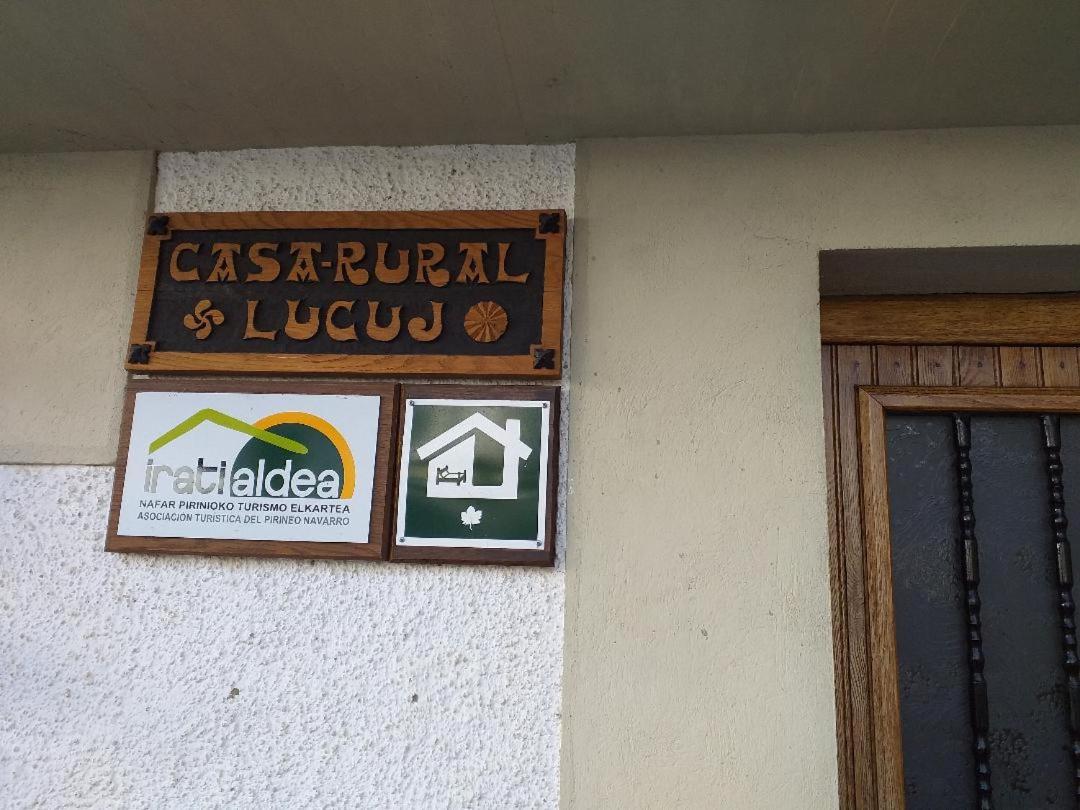 Maison d'hôtes Casa Rural Lucuj à Jaurrieta Extérieur photo
